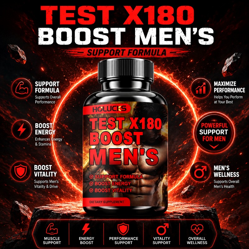 Herbal Queen - Integratore Maschile Test X180, con Maca